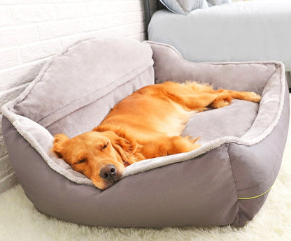 Plush dog bed Sitandpawz.com