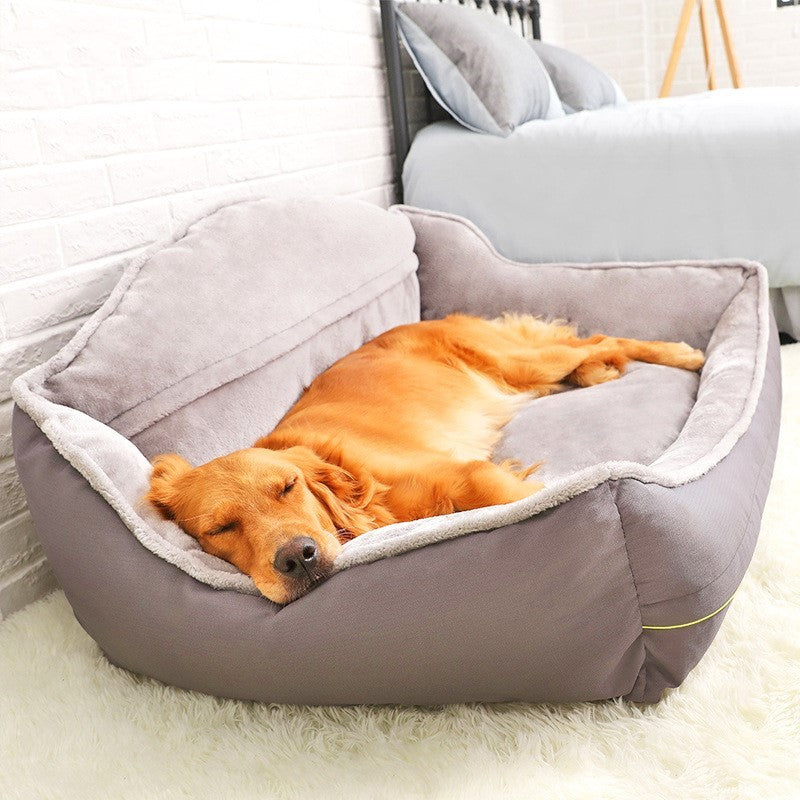 Plush dog bed Sitandpawz.com