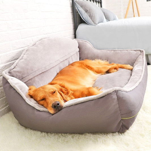 Plush dog bed Sitandpawz.com