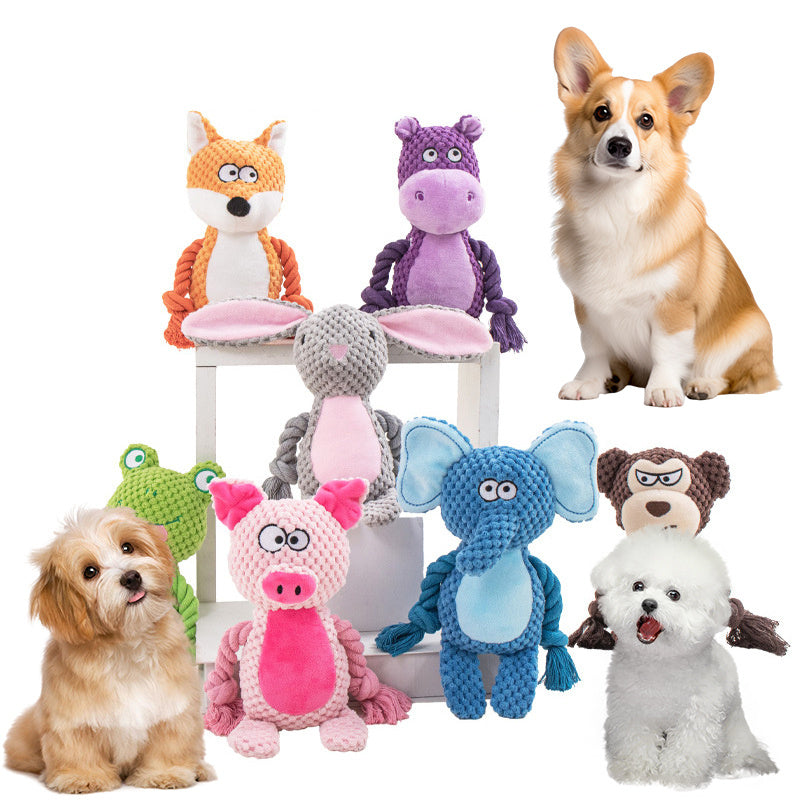 PLUSH ANIMAL DOG TOYS Sitandpawz.com