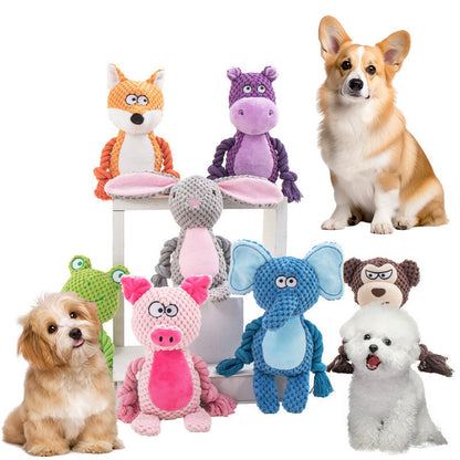 PLUSH ANIMAL DOG TOYS Sitandpawz.com