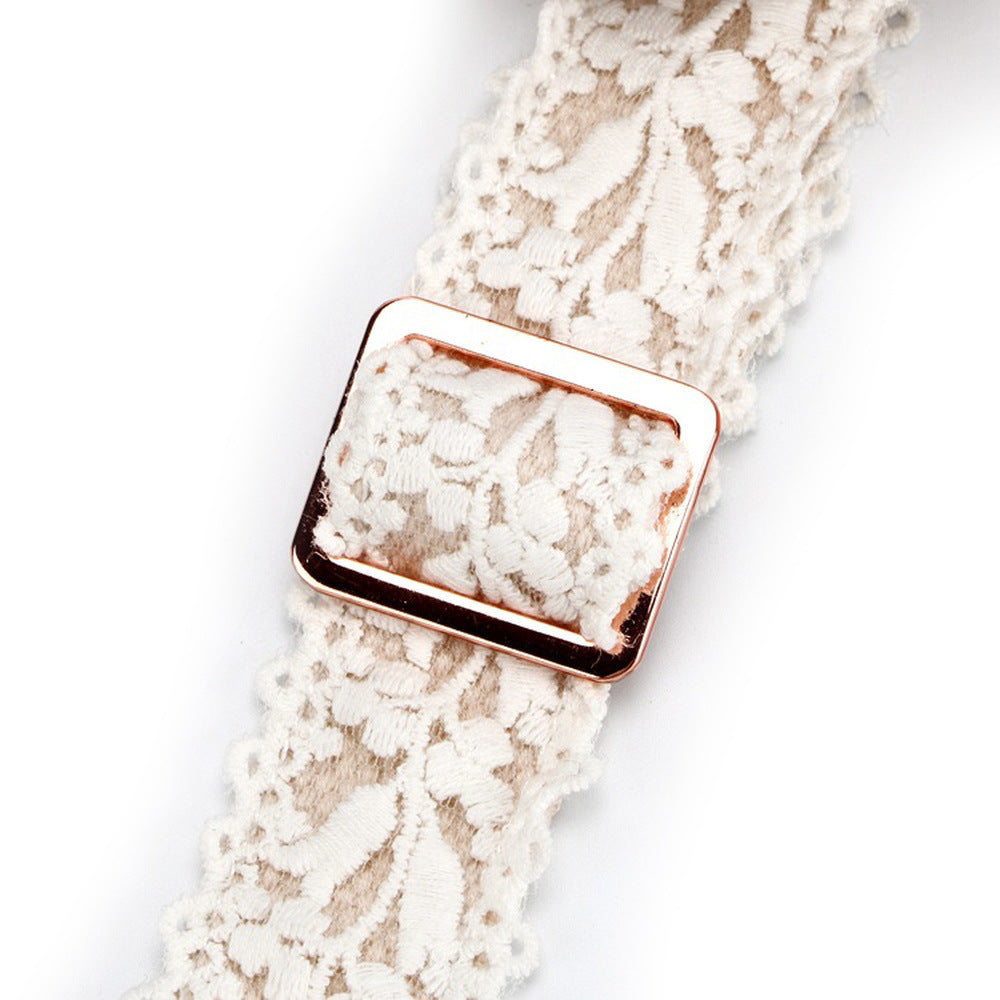 LACE COLLAR AND LEASH SET Sitandpawz.com