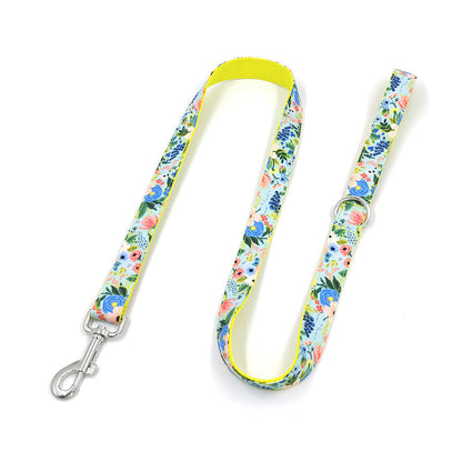 FLORAL COLLAR AND LEASH SET Sitandpawz.com