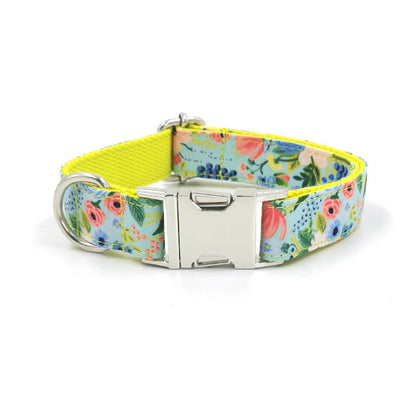 FLORAL COLLAR AND LEASH SET Sitandpawz.com