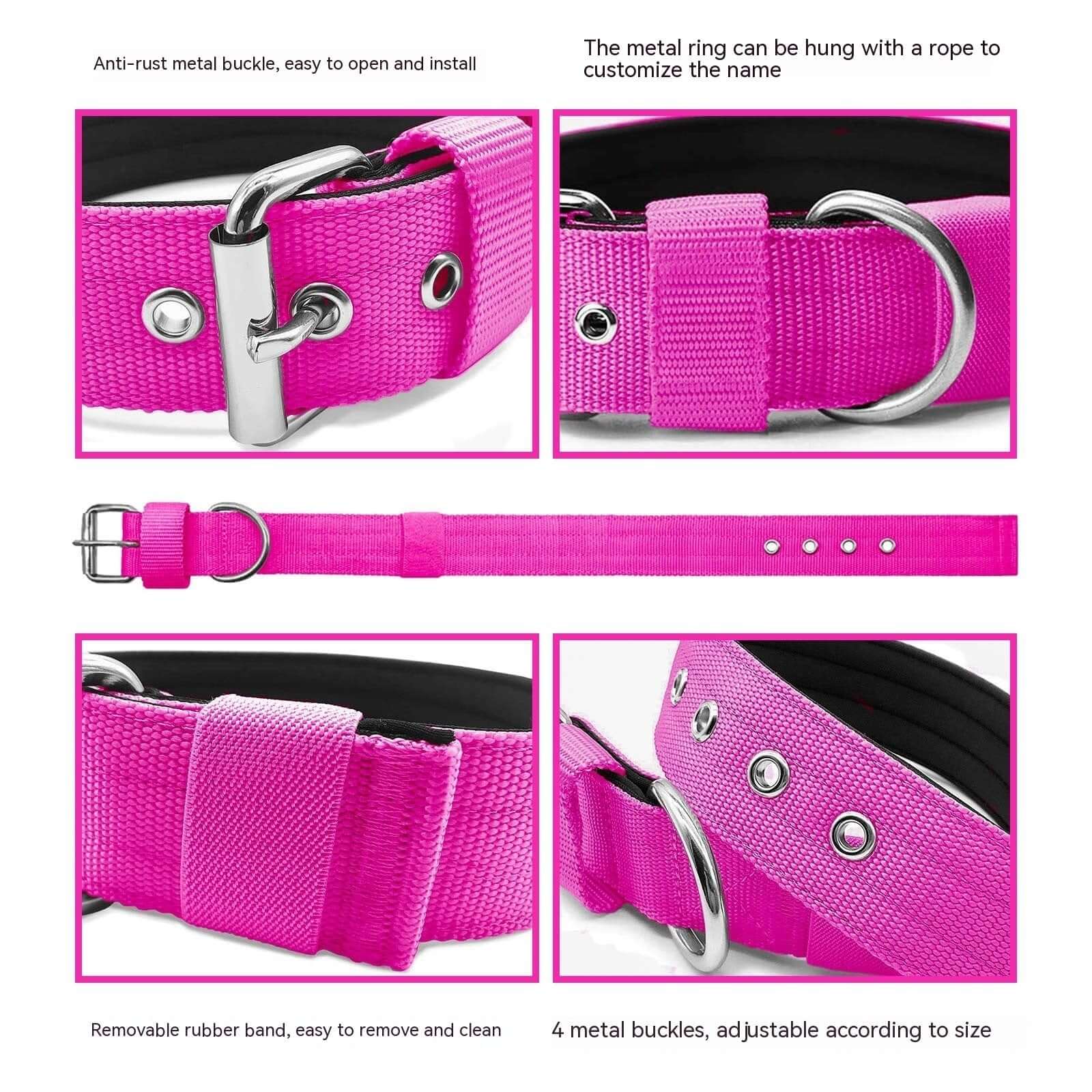 THICK DOG COLLAR Sitandpawz.com