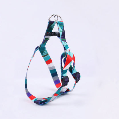 Dog Collar, Leash and No Pull No Escape Harness Three-piece Set Sitandpawz.com