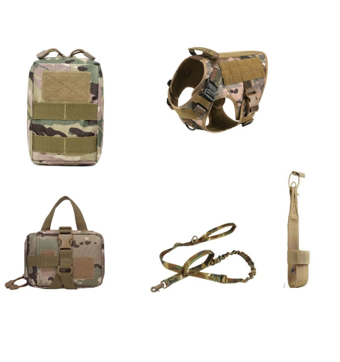 Tactical Dog Harness and leash set Sitandpawz.com