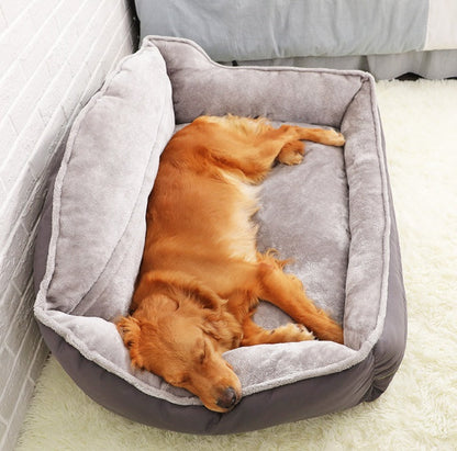 Plush dog bed Sitandpawz.com