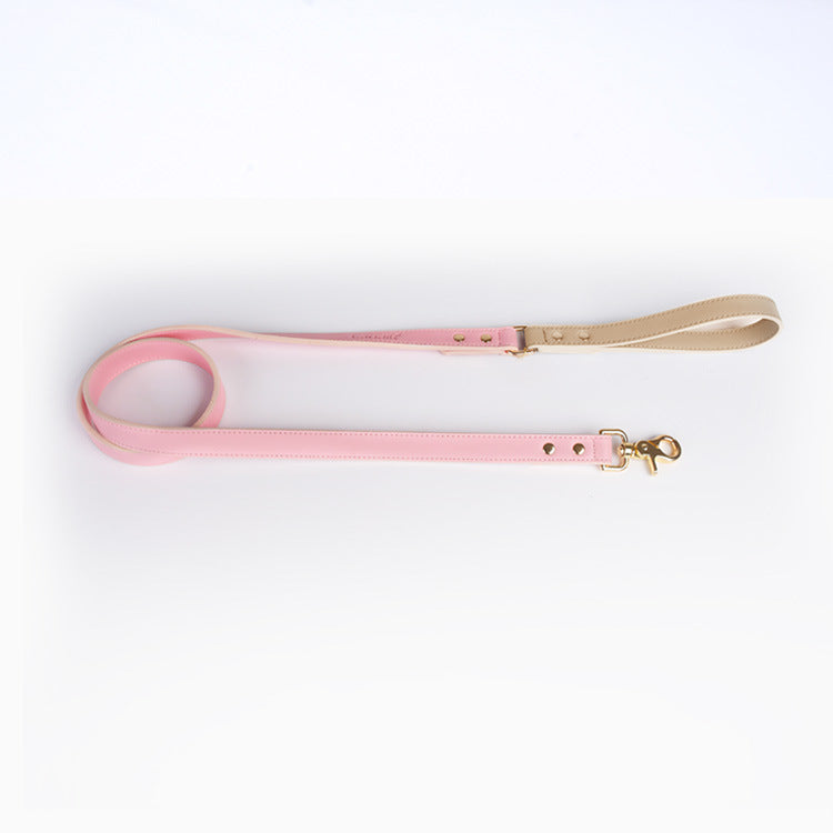 Leather Dog Leash and Collar Set Sitandpawz.com