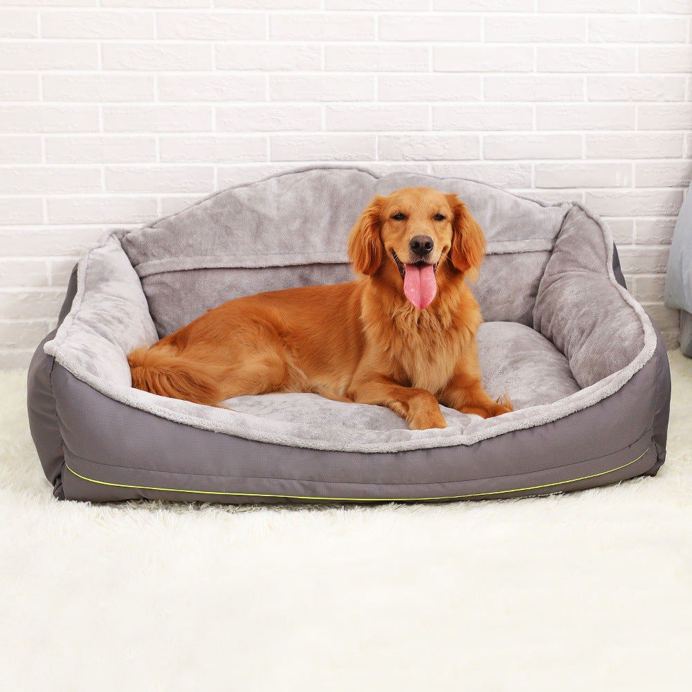 Plush dog bed Sitandpawz.com