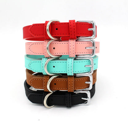 Leather Pet Collar Sitandpawz.com