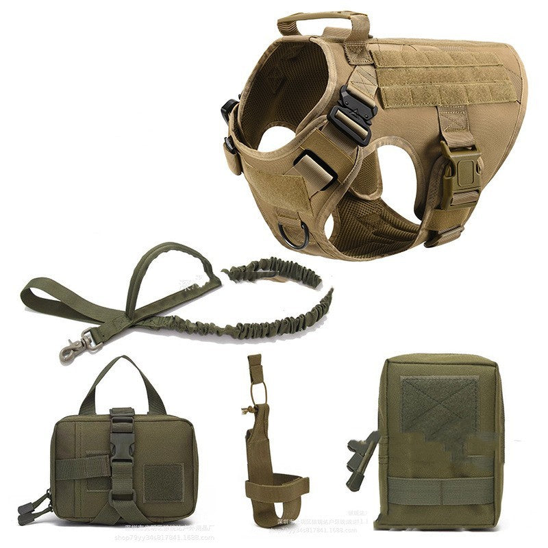 Tactical Dog Harness and leash set Sitandpawz.com