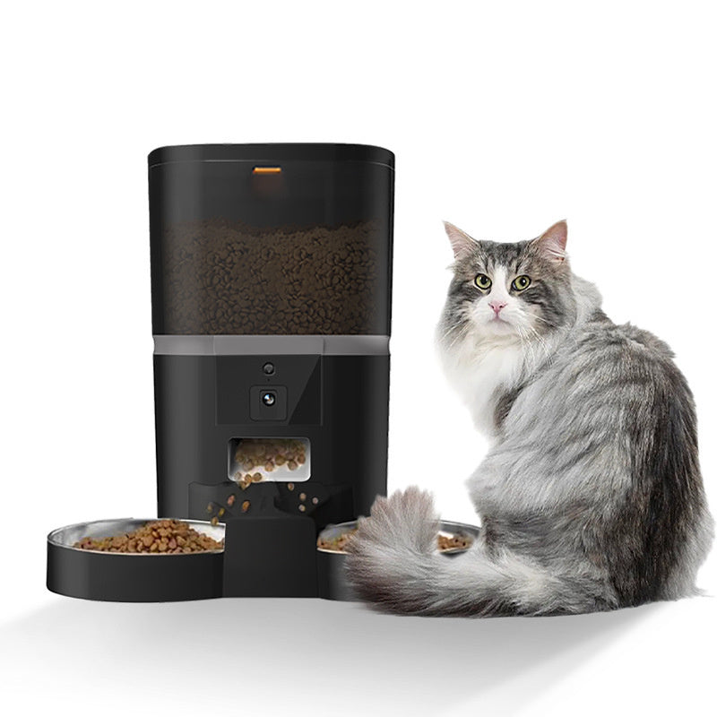 Intelligent worry free Pet Feeder with camera Sitandpawz.com