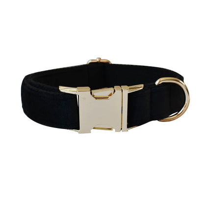 Premium Double Layer Rose Gold Buckle Collar and Leash set Sitandpawz.com