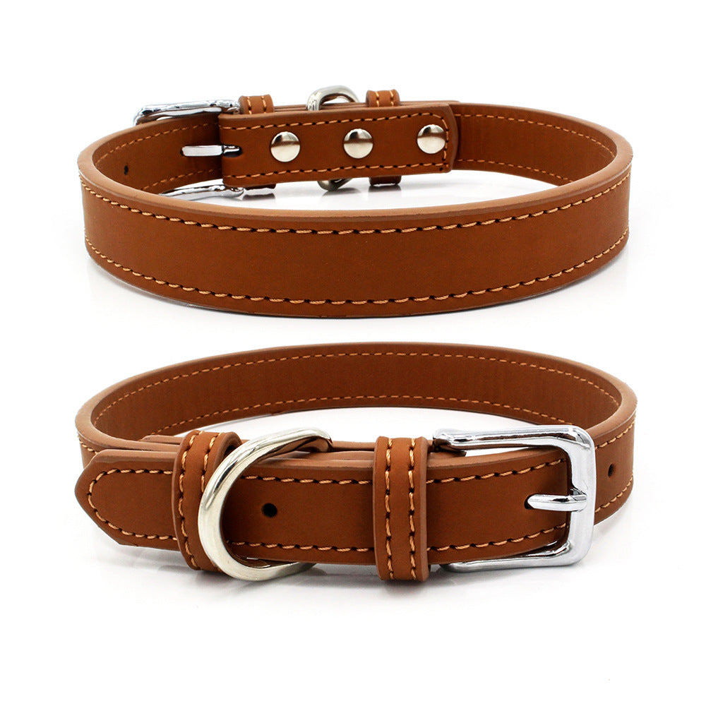 Leather Pet Collar Sitandpawz.com