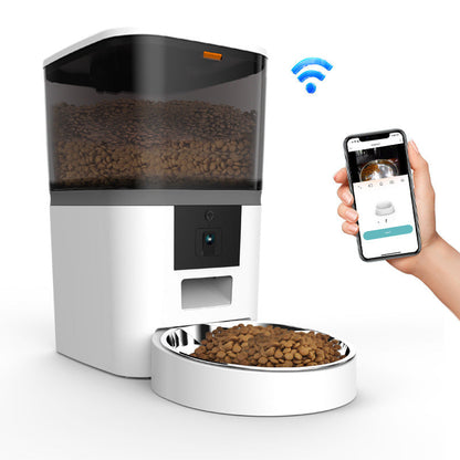 Intelligent worry free Pet Feeder with camera Sitandpawz.com